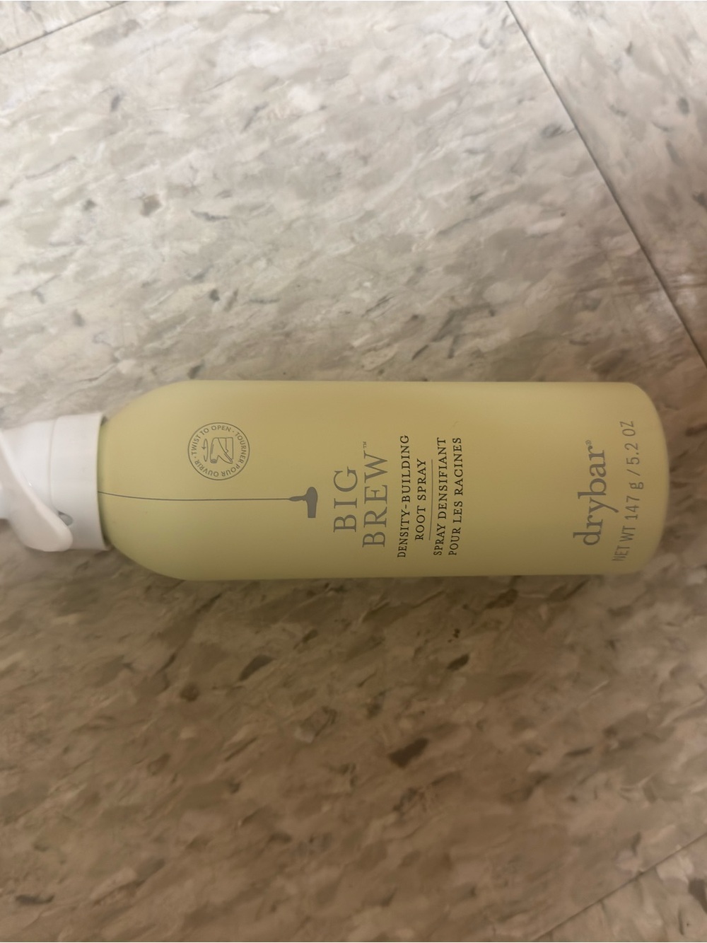 Drybar Big Brew Root Volumizing Spray - Light Yellow Bottle